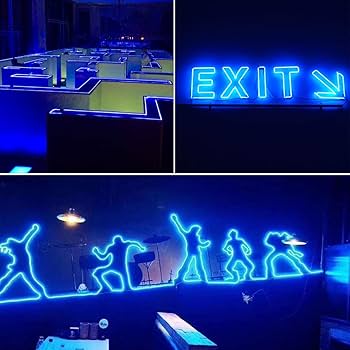 ネオン管　bye LEDネオンサイン ネオン管風 GAMEOVER インテリア ライト LED